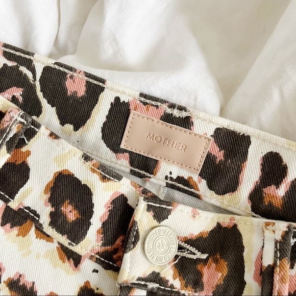MOTHER The Cha Cha Fray Leopard Pant - Picture 10 of 10